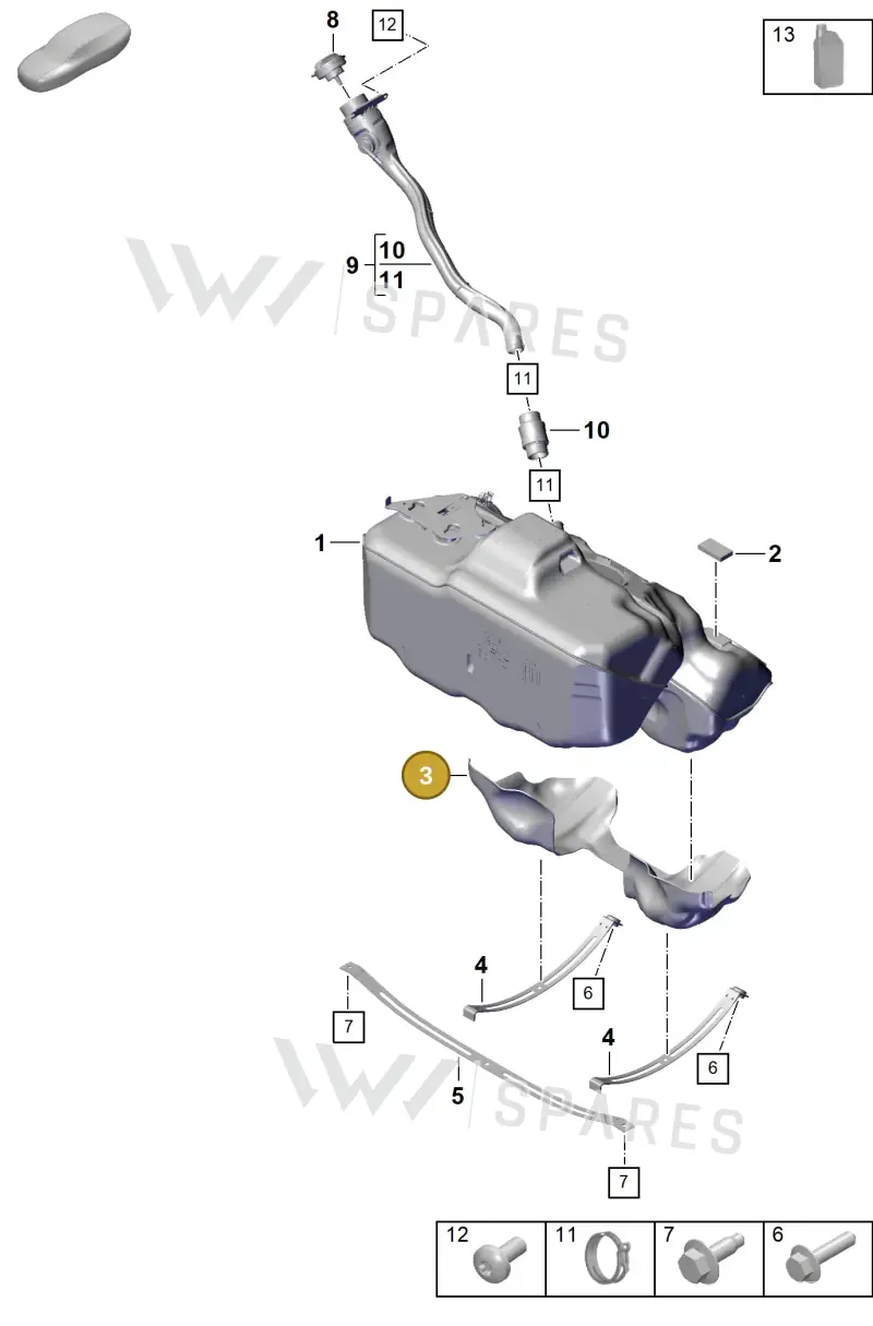 992201975 — Porsche 911 (2020-2022) diagram p57201000, position 3