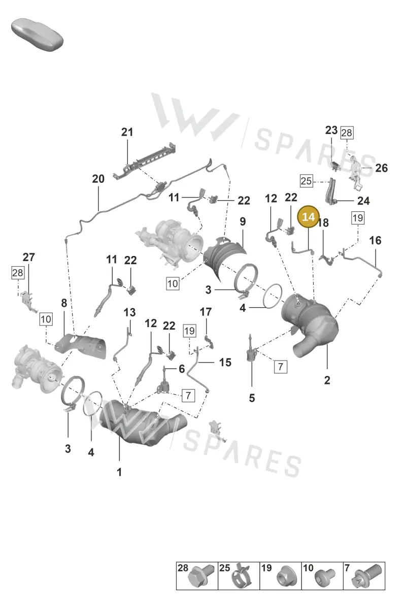 992251170A — Porsche 911 (2018-2024) diagram p53202200, position 14