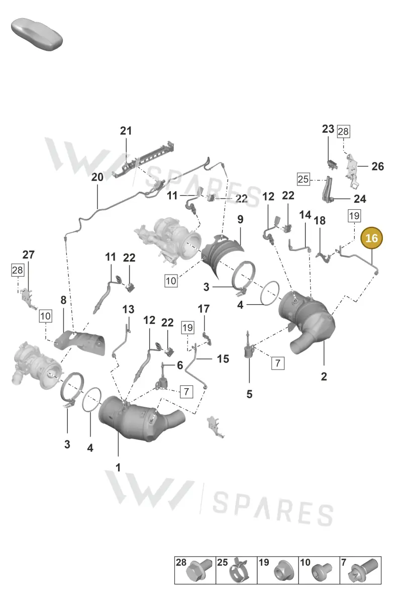992251172A — Porsche 911 (2018-2024) diagram p53202200, position 16