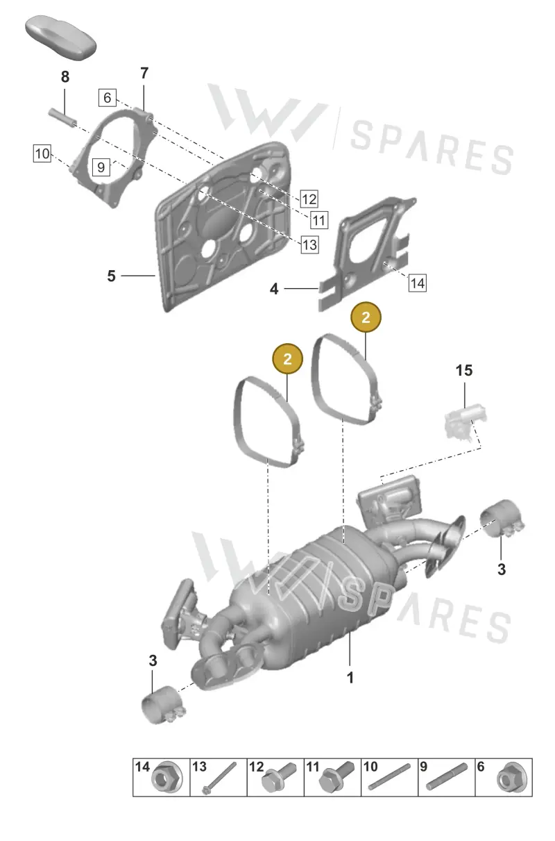992251571 — Porsche 911 (2024-2025) diagram p53202300, position 2