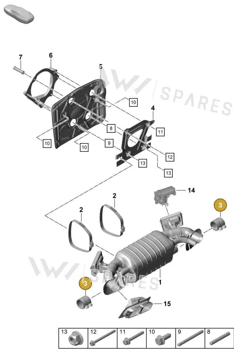 992253143A — Porsche 992 Sport Classic (2020-) diagram p57202300, position 3
