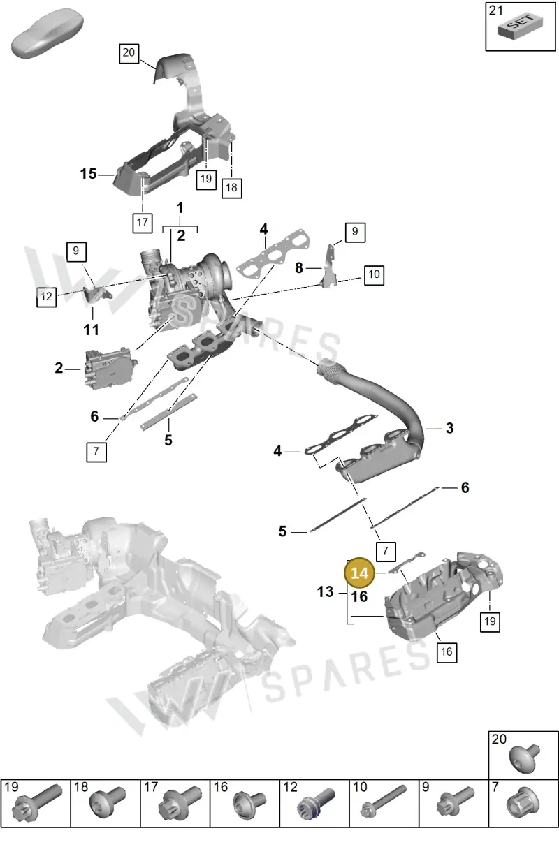 992253505 — Porsche 911 (2024-2025) diagram p63202050, position 14