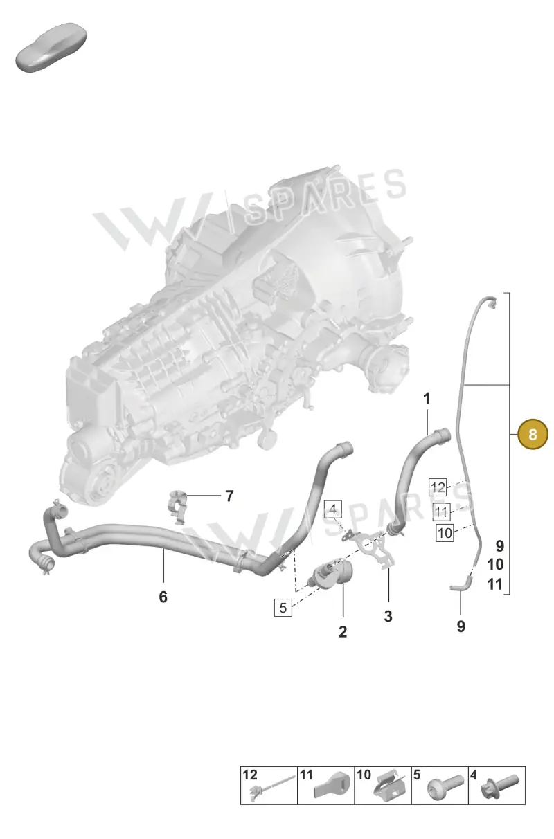 992317215B — Porsche 992 Sport Classic (2020-) diagram p53301110, position 8
