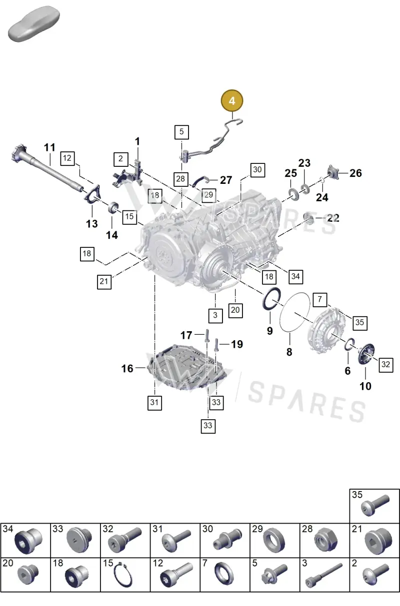 992321089B — Porsche 911 (2024-2025) diagram p63302150, position 4
