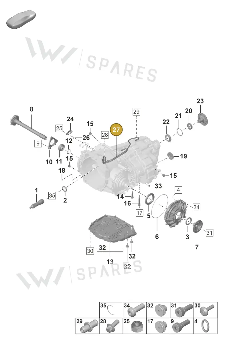992321089 — Porsche 911 (2018-2024) diagram p53302100, position 27