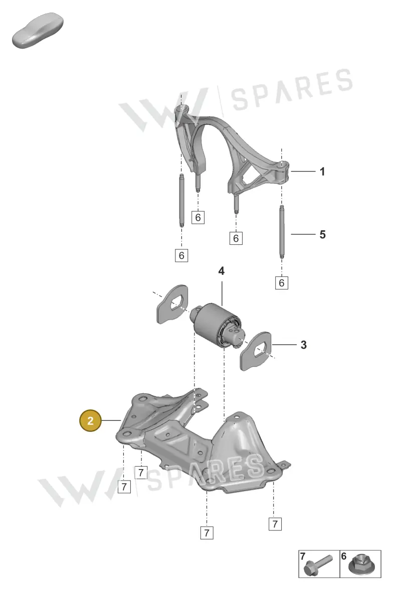 992399105B — Porsche 911 (2024-2025) diagram p53306000, position 2