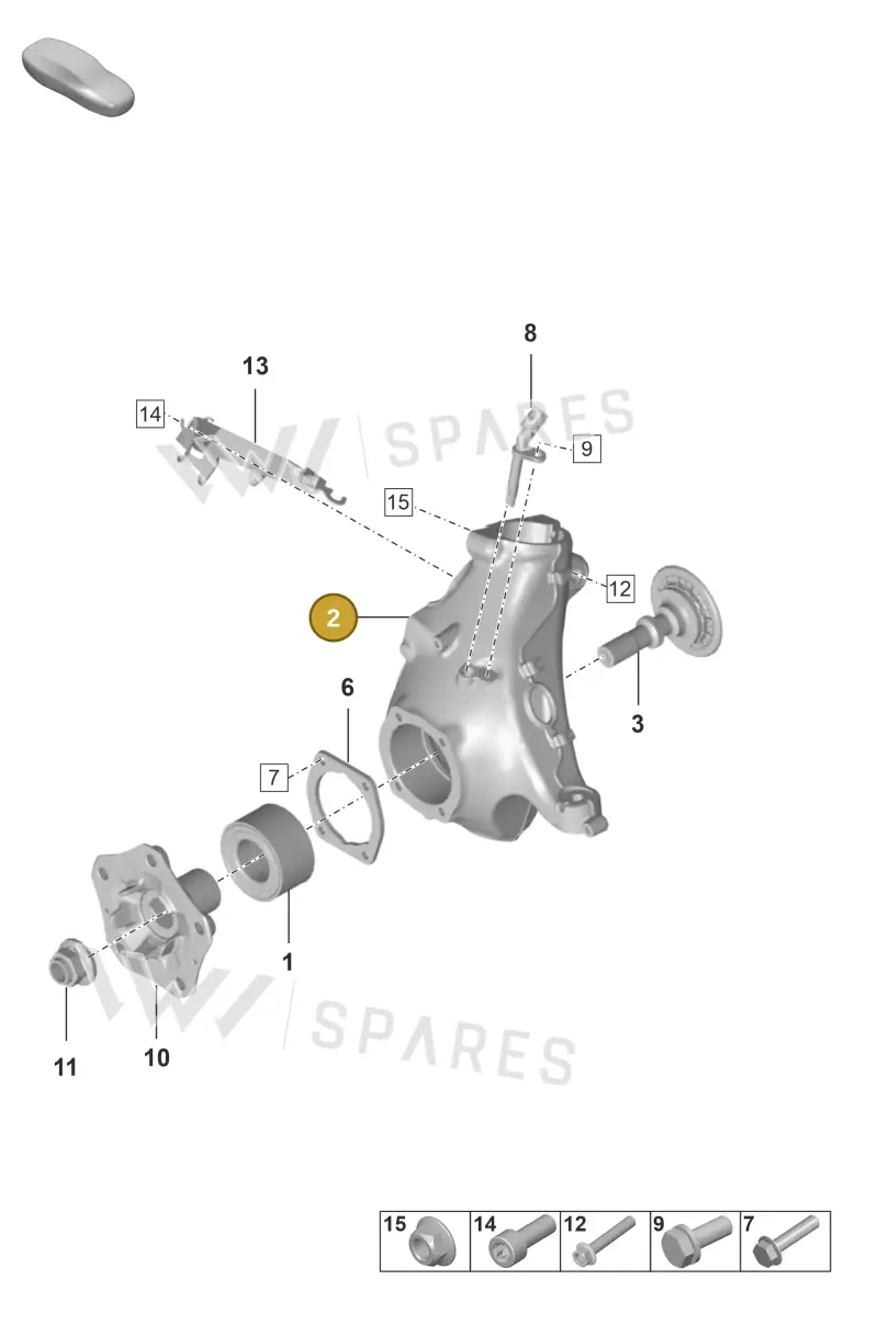 992407245Y — Porsche 911 (2018-2024) diagram p53401000, position 2