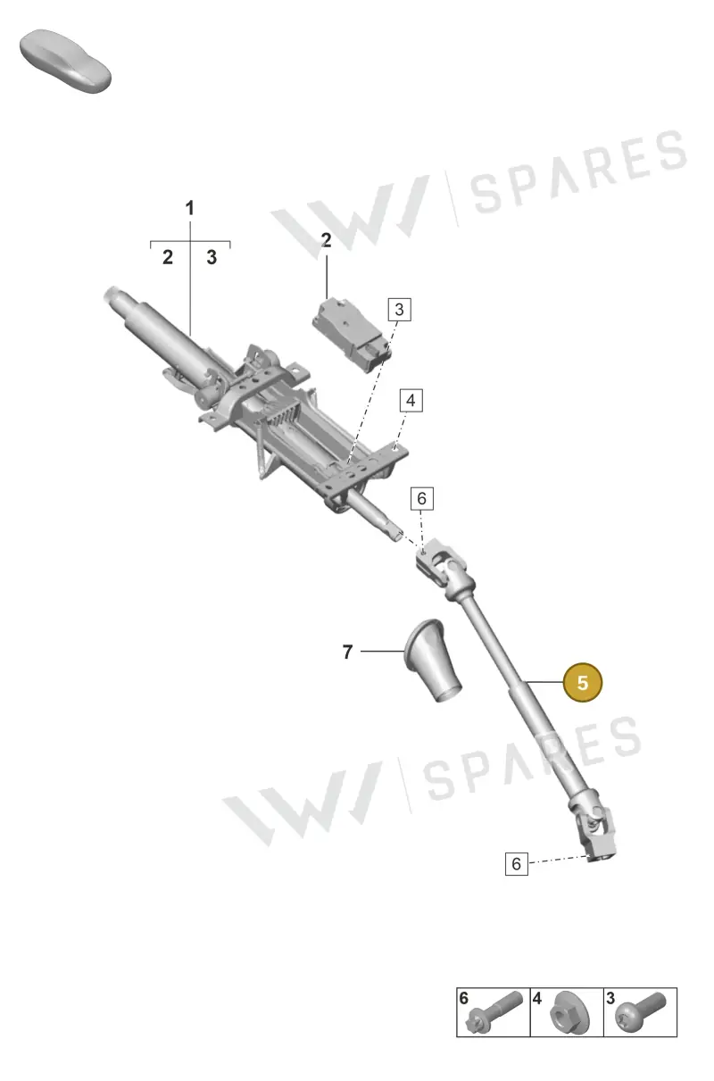 992419753C — Porsche 911 (2021-2022) diagram p59403300, position 5