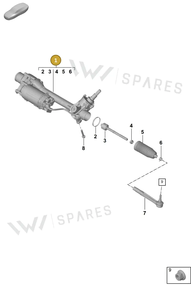 992423050E — Porsche 911 (2024-2025) diagram p63403000, position 1