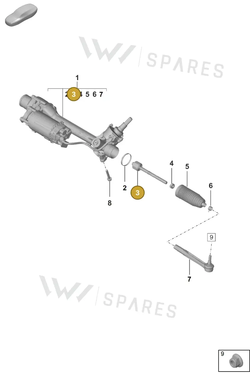 992423810 — Porsche GT3 RS (2021-) diagram p53403000, position 3