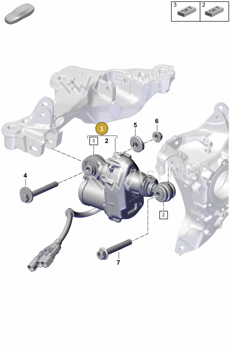 992501032F — Porsche 911 (2024-2025) diagram p63503000, position 1
