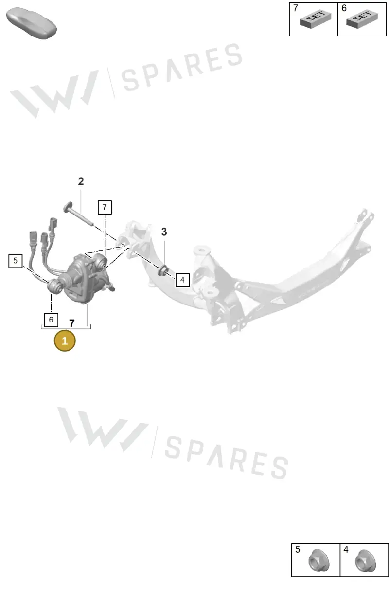 992501033AB — Porsche 911 (2021-2022) diagram p59503000, position 1