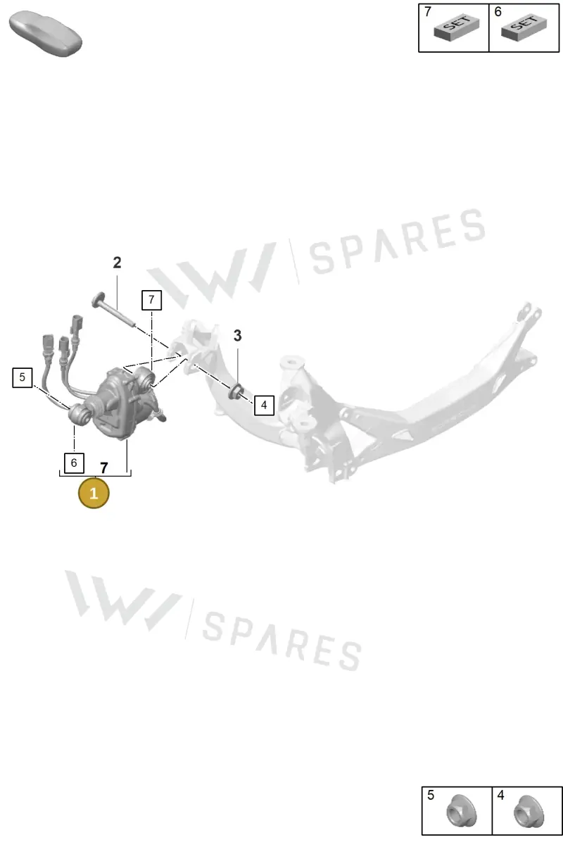 992501033AC — Porsche 911 (2021-2022) diagram p59503000, position 1