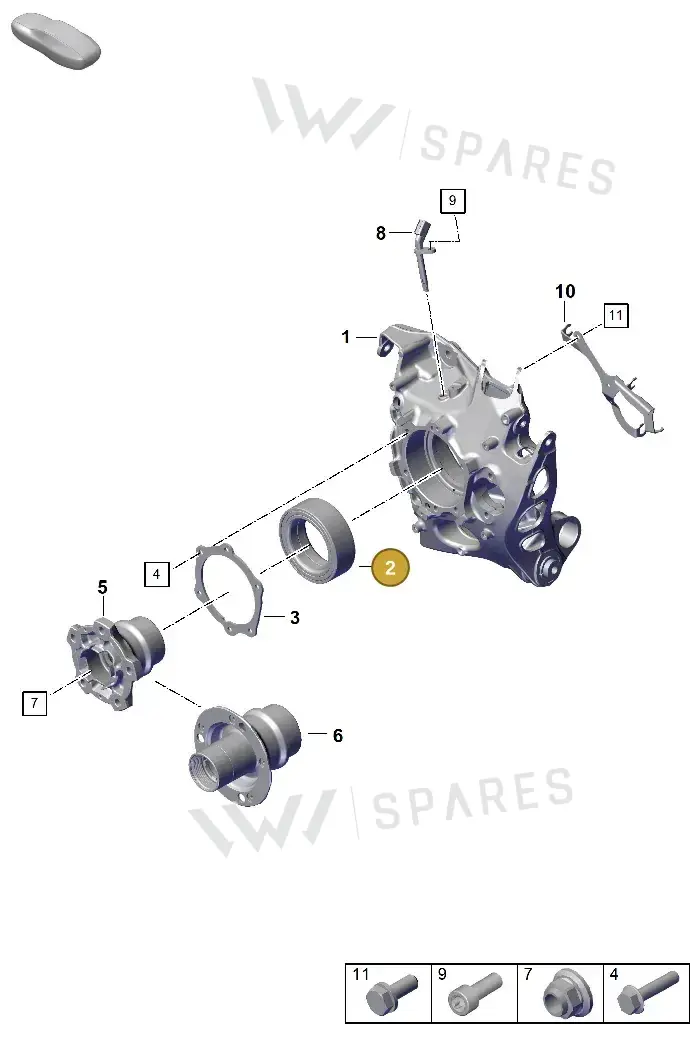 992501287 — Porsche 911 (2024-2025) diagram p63501020, position 2