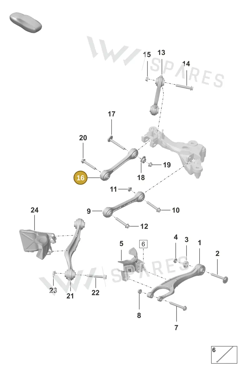 992501529 — Porsche 911 (2024-2025) diagram p53501010, position 16