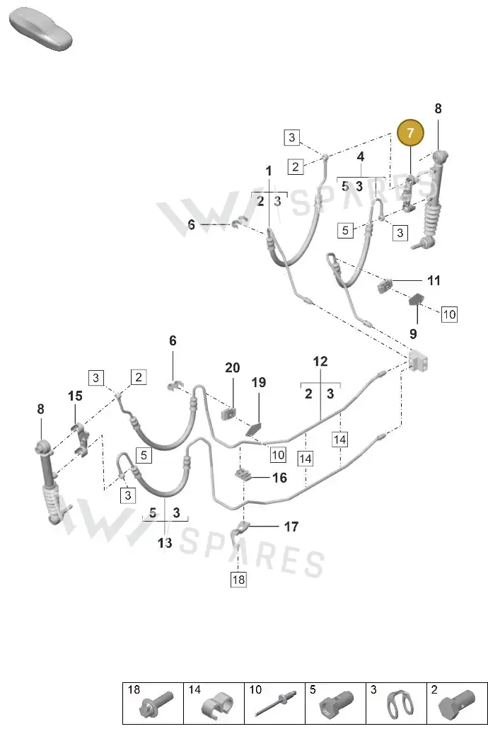 992511235A — Porsche 911 (2024-2025) diagram p53402120, position 7