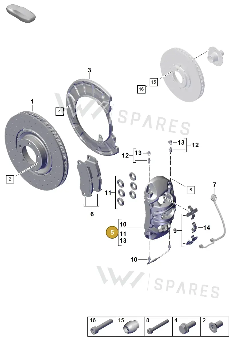 992615123AR — Porsche 911 (2024-2025) diagram p63602020, position 5
