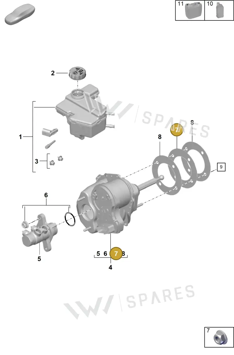 992698181D — Porsche 911 (2024-2025) diagram p57604000, position 7