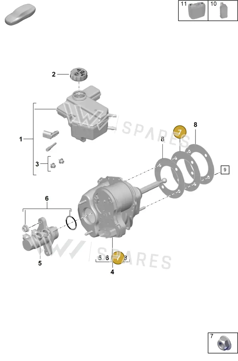 992698181E — Porsche 911 (2024-2025) diagram p57604000, position 7