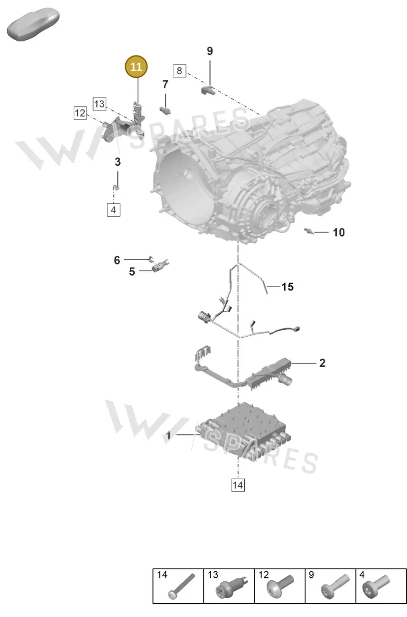 992713117A — Porsche 911 (2024-2025) diagram p53302120, position 11