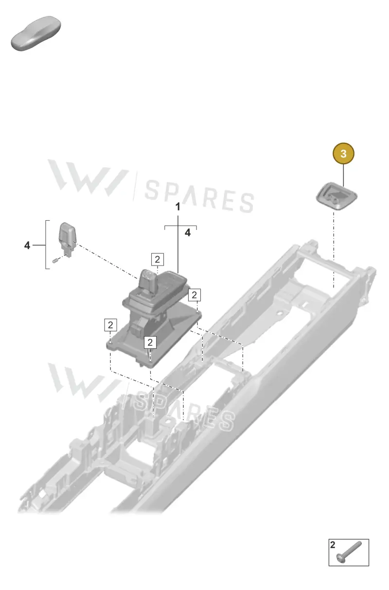992713880 — Porsche 911 (2020-2022) diagram p53701100, position 3