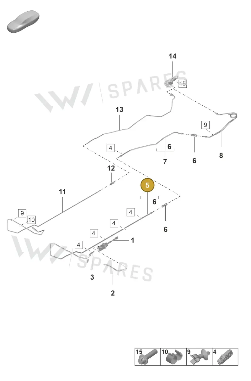 992721386 — Porsche 911 (2021-2022) diagram p59703000, position 5