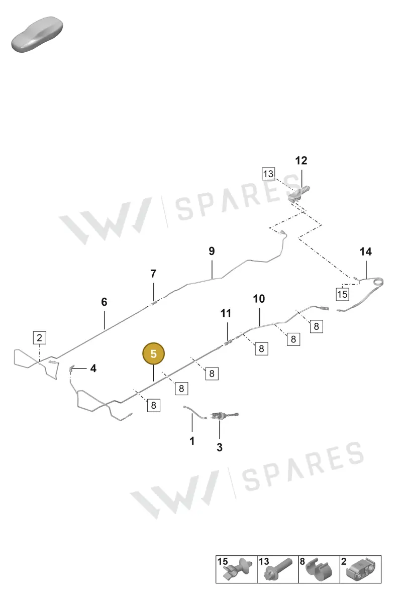 992721387 — Porsche 911 (2018-2024) diagram p53703000, position 5