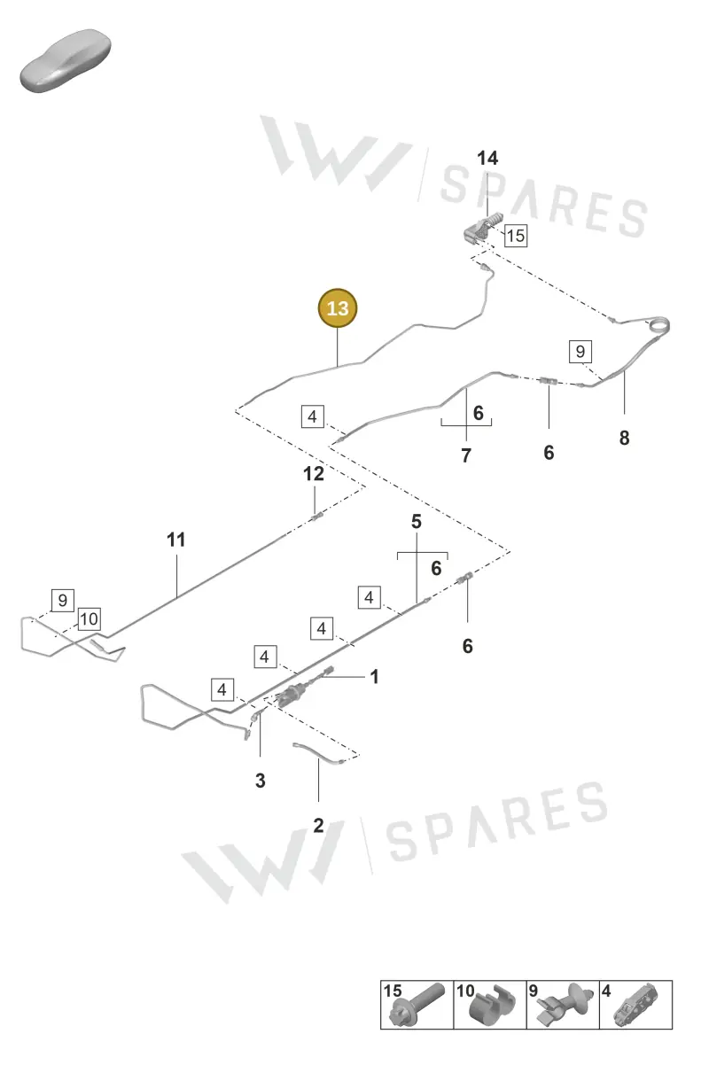 992721455 — Porsche 911 (2021-2022) diagram p59703000, position 13