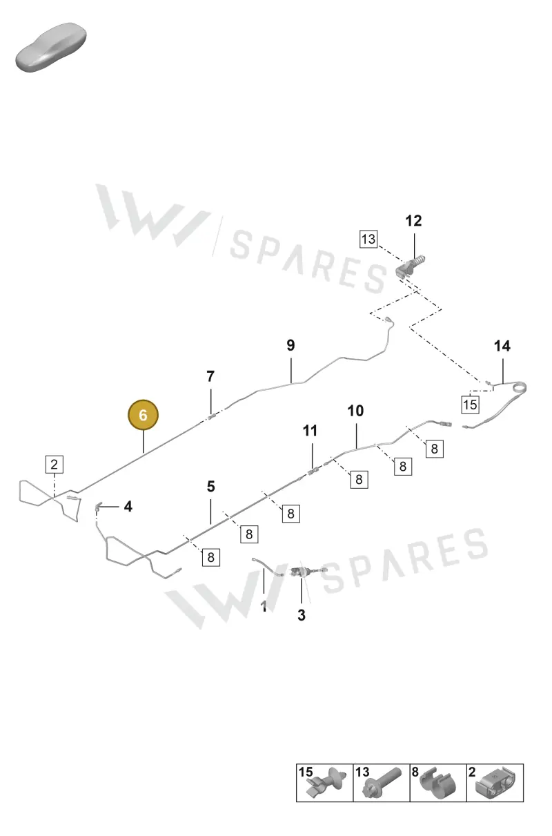 992721472 — Porsche 911 (2018-2024) diagram p53703000, position 6