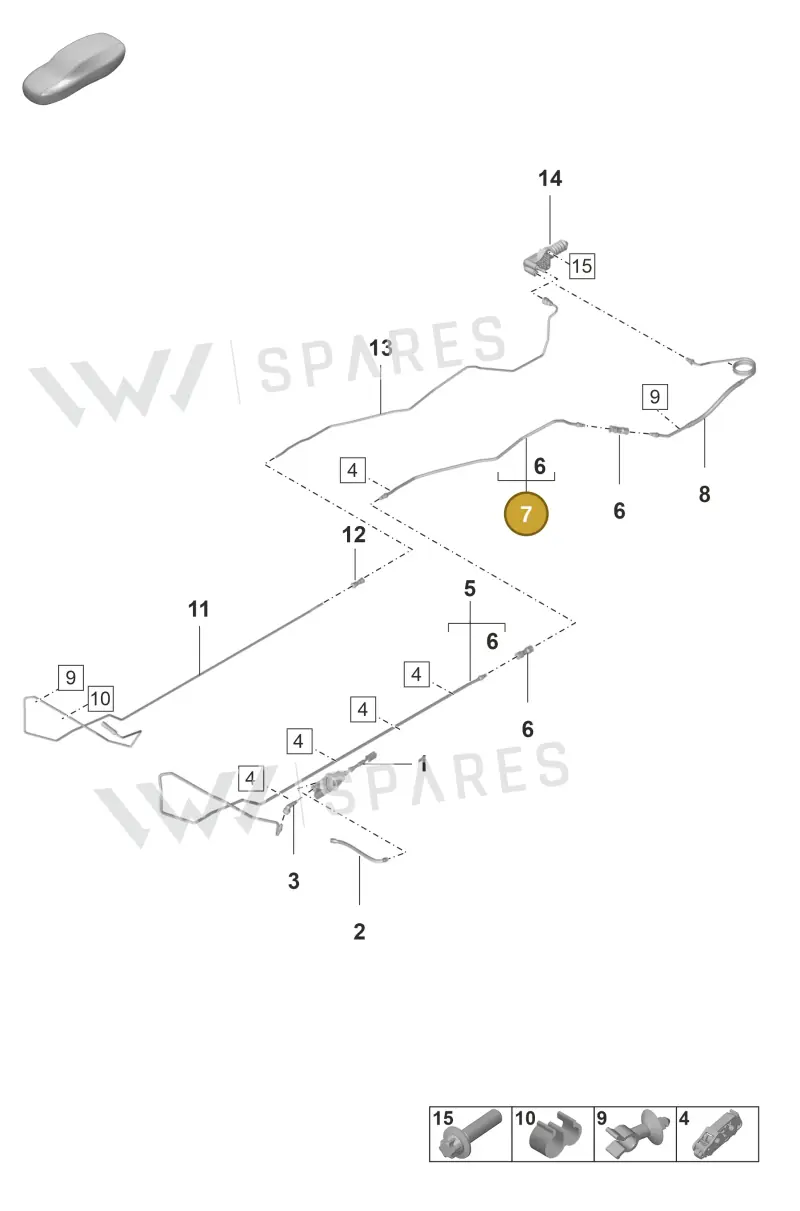 992721483 — Porsche 911 (2021-2022) diagram p59703000, position 7