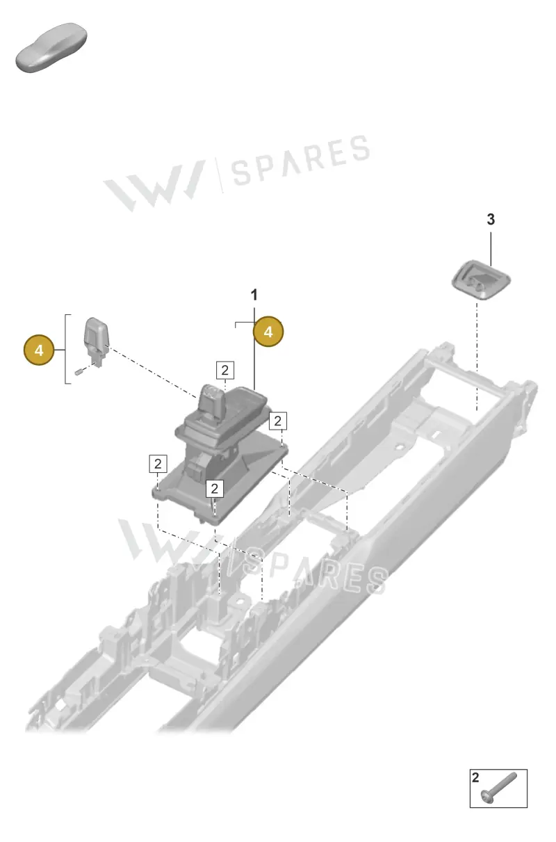 992798261 — Porsche 911 (2024-2025) diagram p53701100, position 4