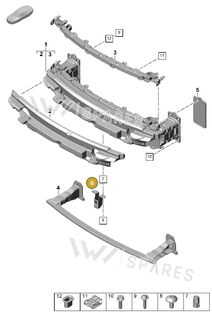 992807003 — Porsche 911 (2024-2025) diagram p63802400, position 6