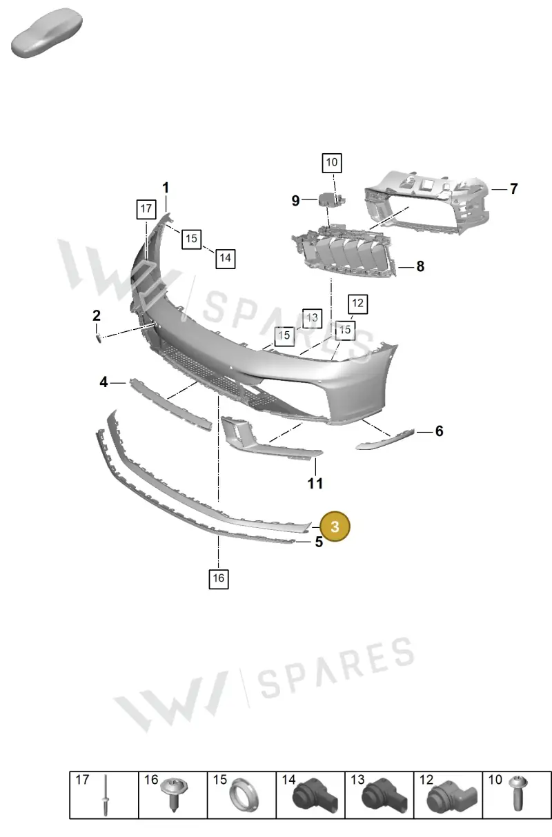 992807100QOK1 — Porsche 911 (2024-2025) diagram p63802010, position 3