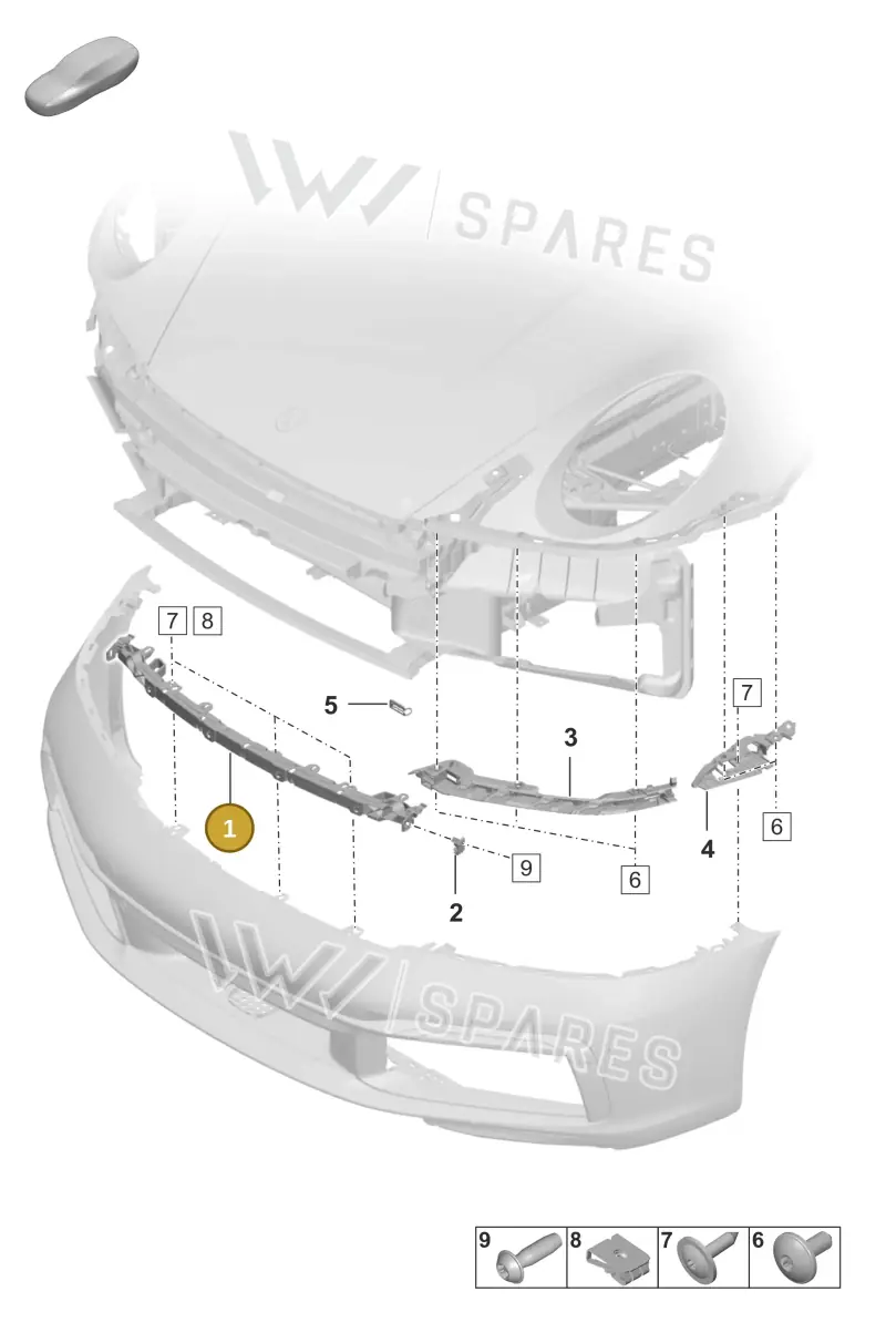992807139A — Porsche 992 Carrera 4 GTS (2018-2024) diagram p53802200, position 1