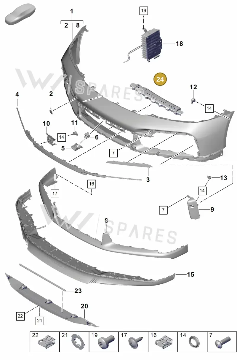 992807615 — Porsche 911 (2020-2022) diagram p57802000, position 24