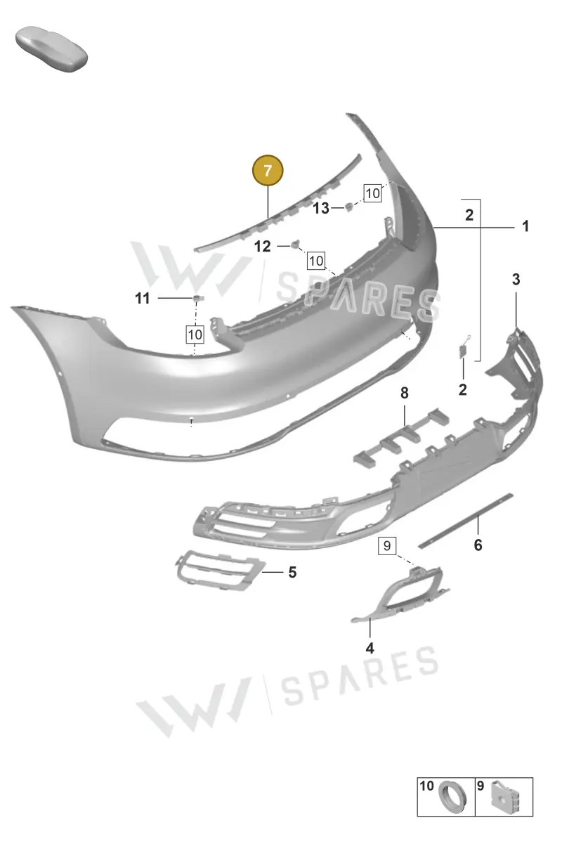 992807659JLI0 — Porsche 911 (2018-2024) diagram p53802500, position 7