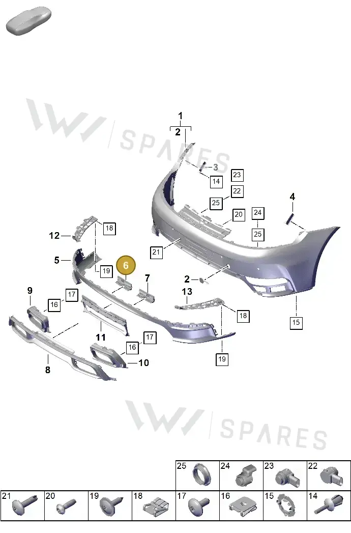 992807699 — Porsche 911 (2024-2025) diagram p63802500, position 6