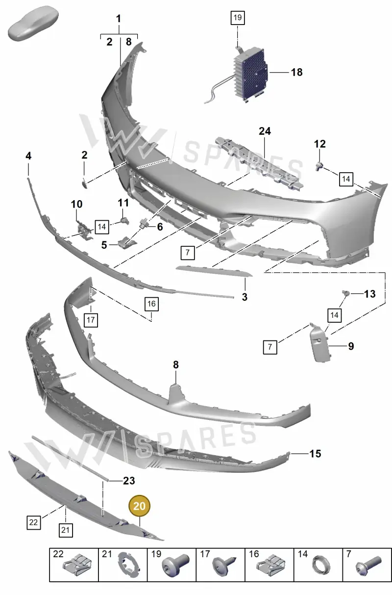 992807747 — Porsche 911 (2020-2022) diagram p57802000, position 20
