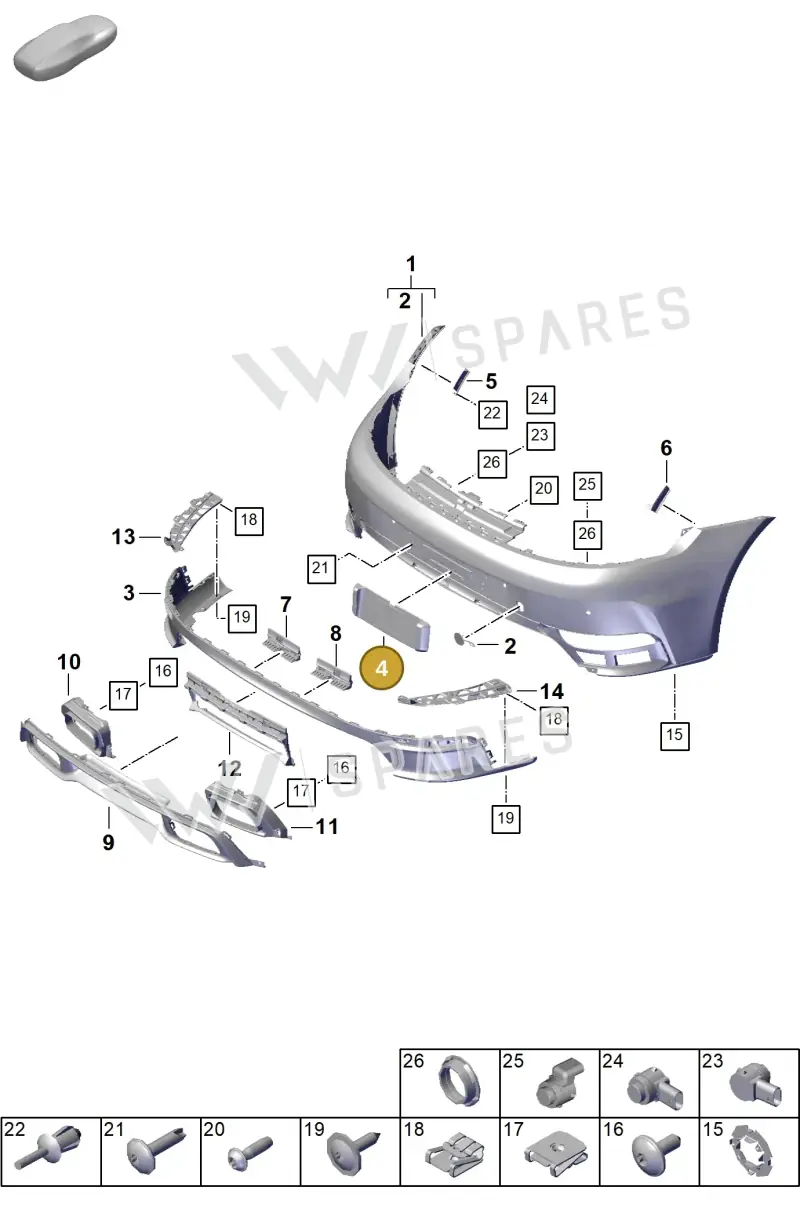 992807801COK1 — Porsche 911 (2024-2025) diagram p63802501, position 4