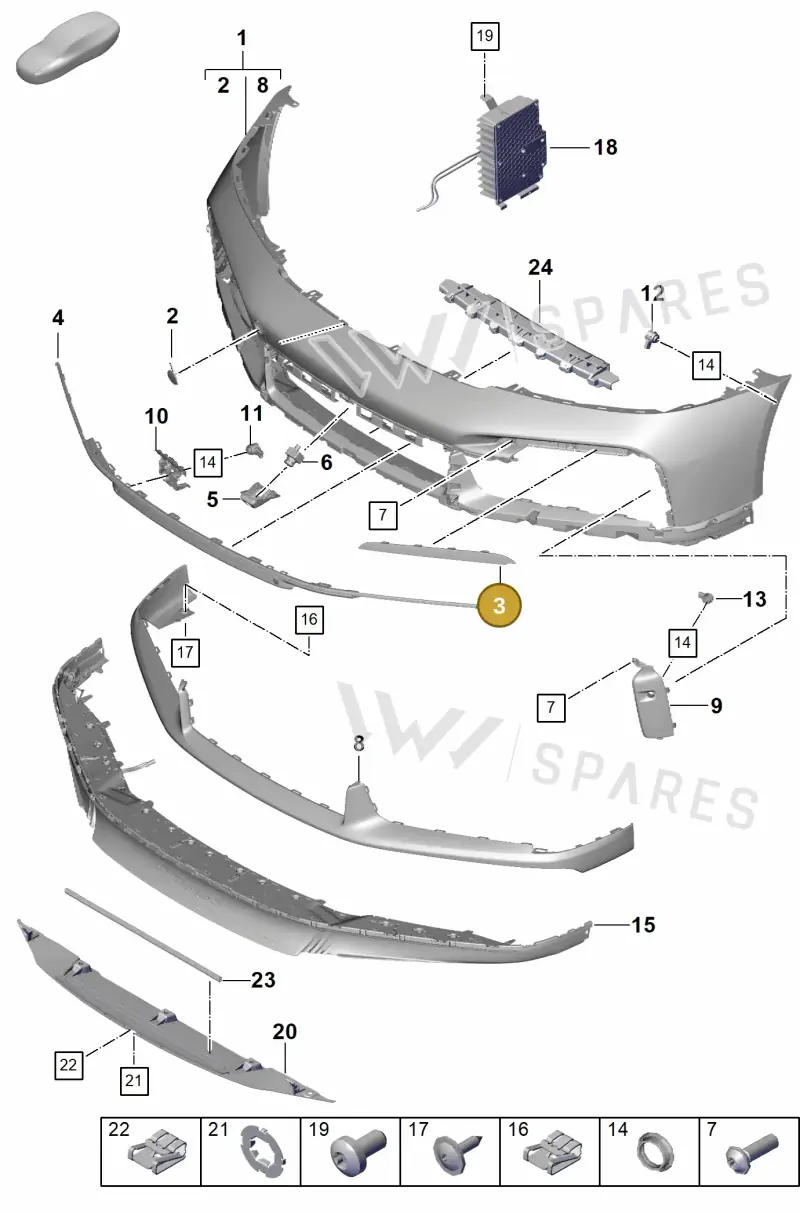 992807838COK1 — Porsche 911 (2020-2022) diagram p57802000, position 3