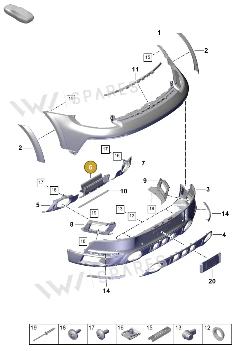 992807954GOK1 — Porsche 911 (2018-2024) diagram p53802630, position 6