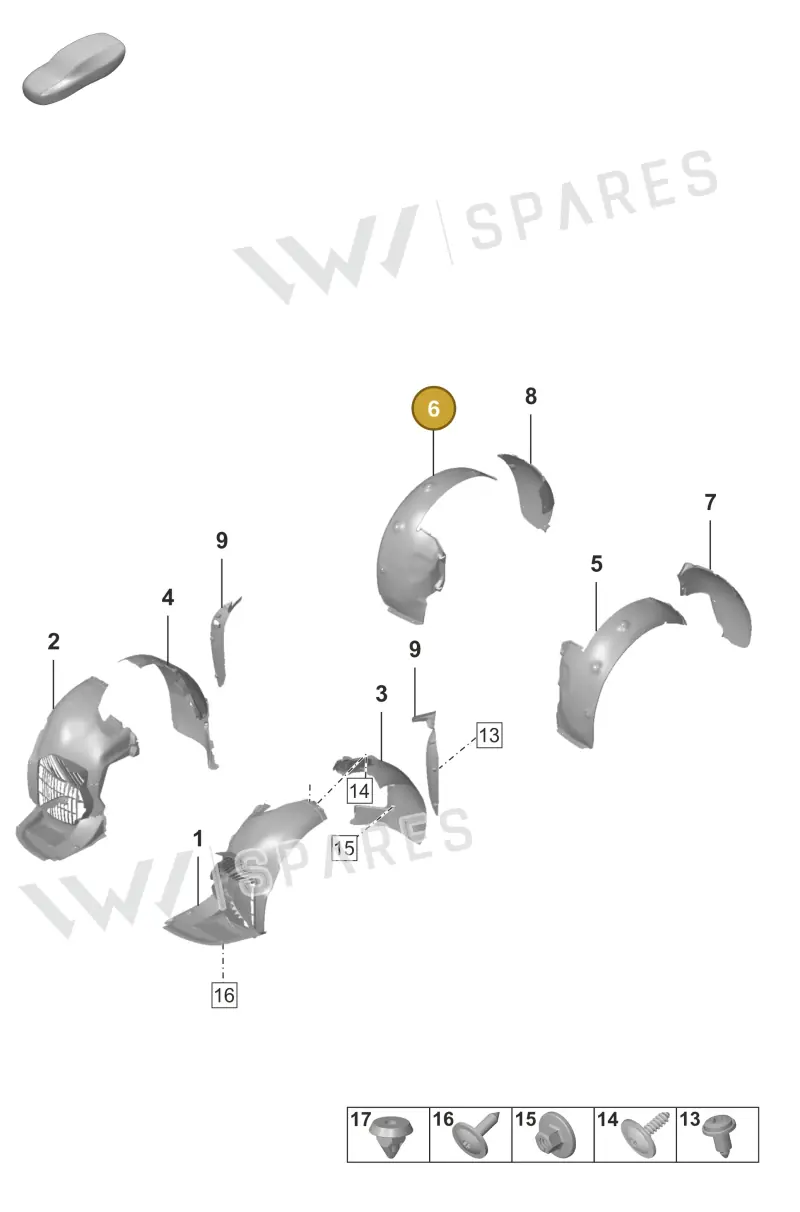 992810908C — Porsche 911 (2018-2024) diagram p53801750, position 6