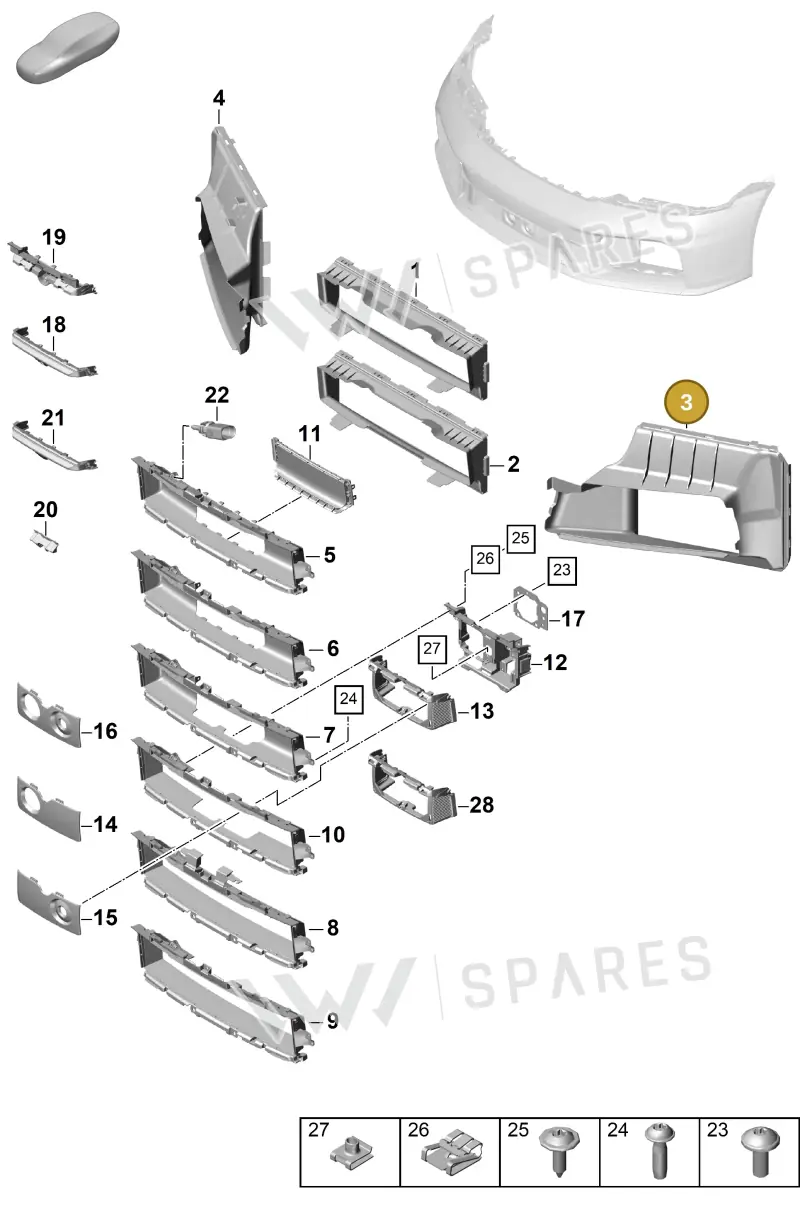 992815215EOK1 — Porsche 911 (2024-2025) diagram p63802100, position 3