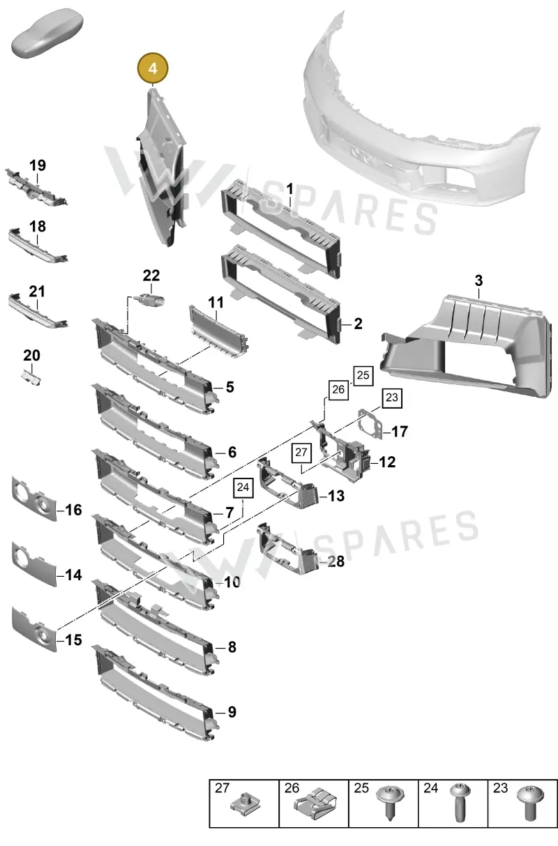 992815216EOK1 — Porsche 911 (2024-2025) diagram p63802100, position 4