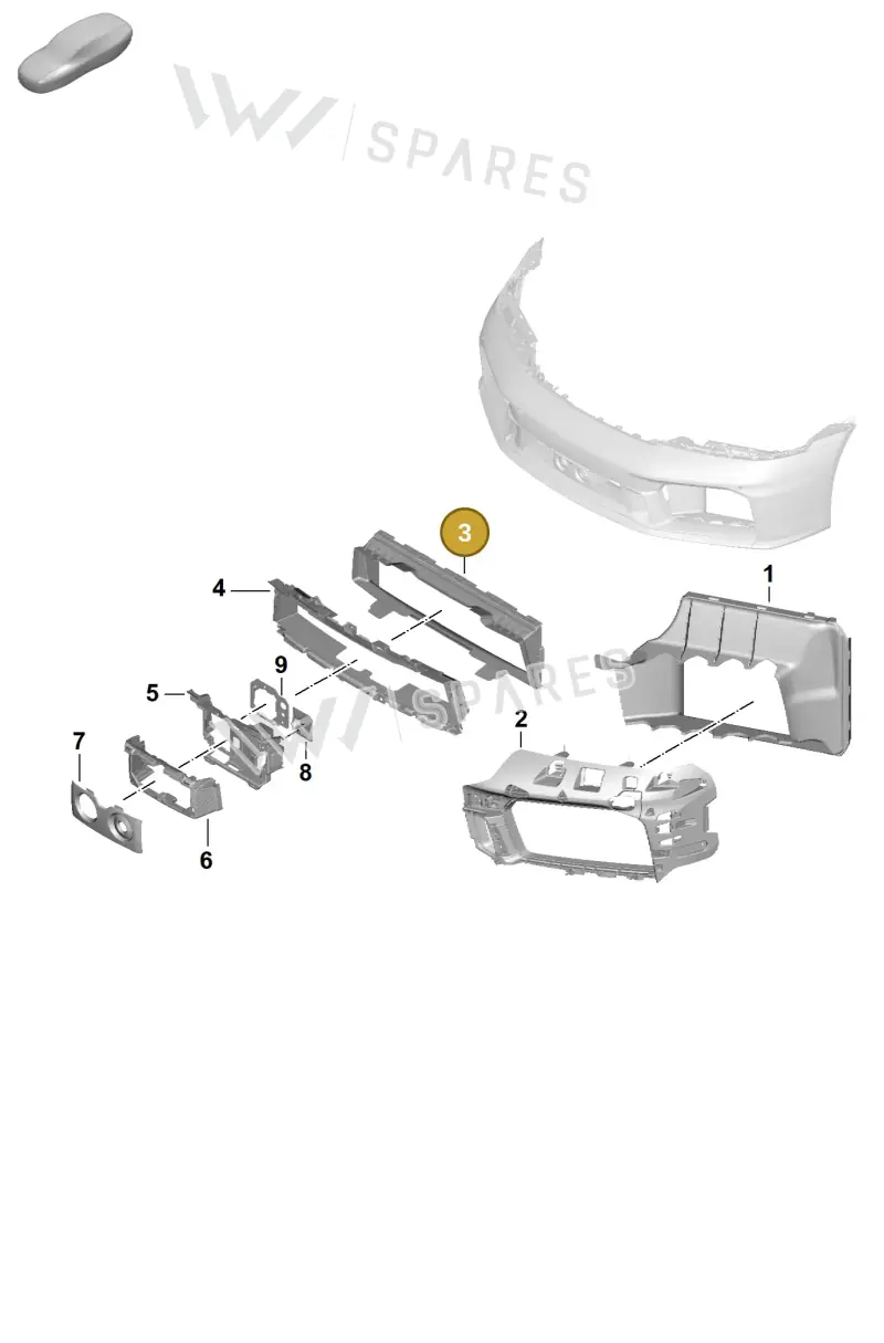 992815217HOK1 — Porsche 911 (2024-2025) diagram p63802110, position 3