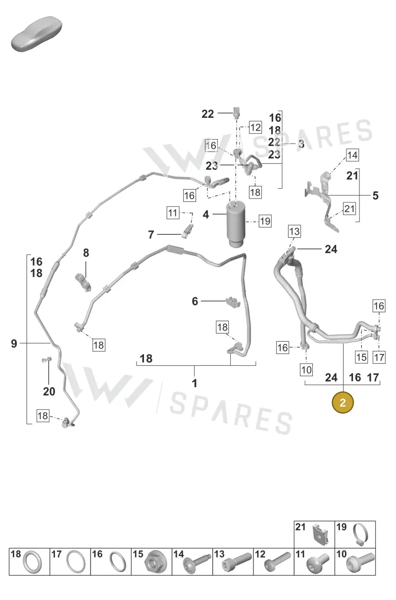 992816112F — Porsche 911 (2021-2022) diagram p53814700, position 2