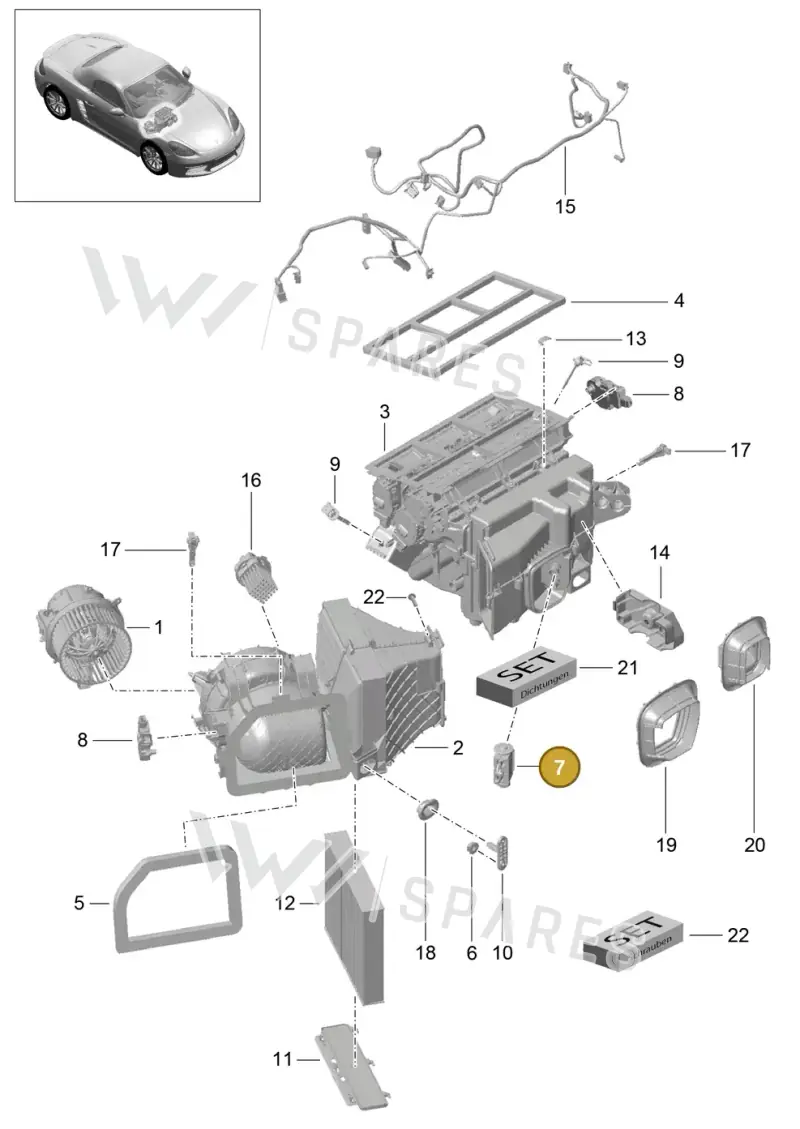 992816597 — Porsche Boxster (2016-) diagram p48813010, position 7