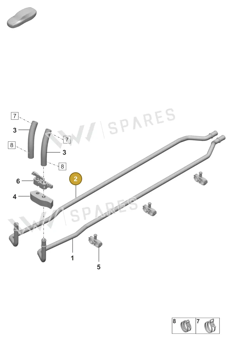 992819580 — Porsche 992 Carrera Coupe (2024-) diagram p53813000, position 2