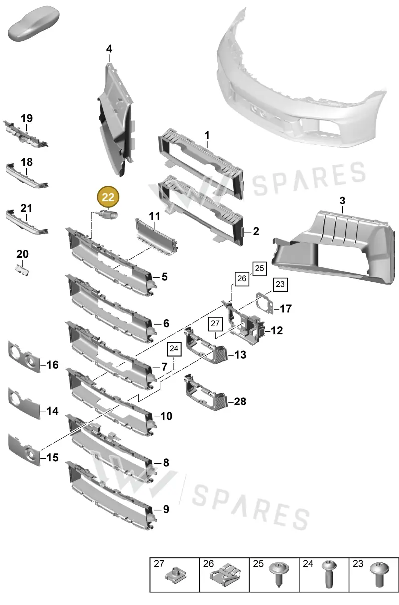992820535 — Porsche 992 Carrera Coupe (2024-) diagram p63802100, position 22