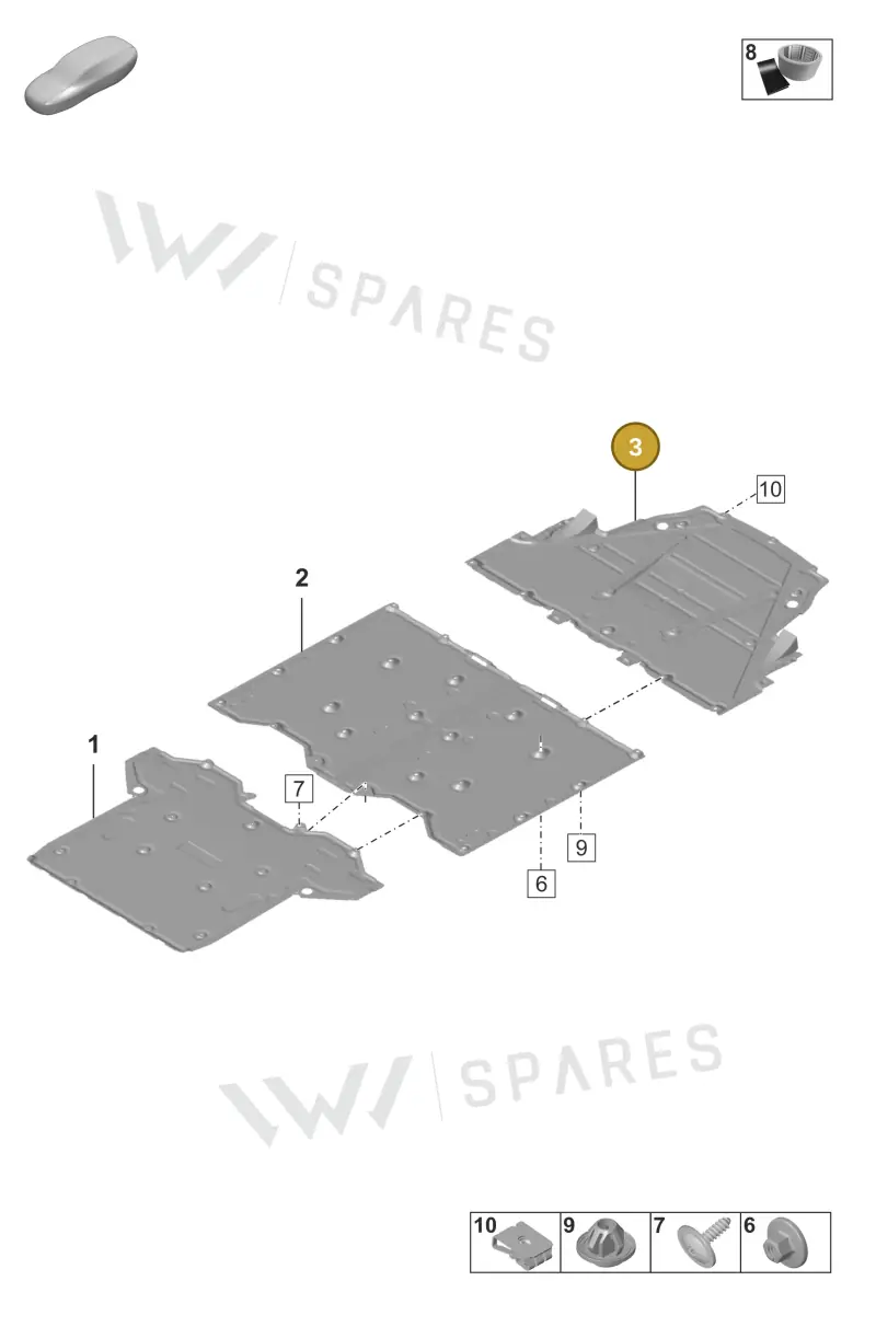 992825521C — Porsche 911 (2020-2022) diagram p53801700, position 3